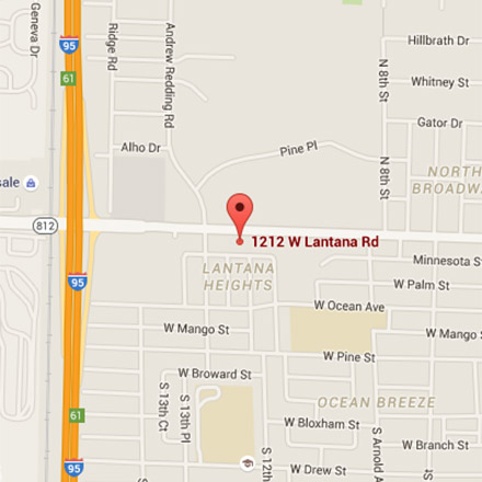 Map Lantana Ace Hardware - 1212 W Lantana Rd